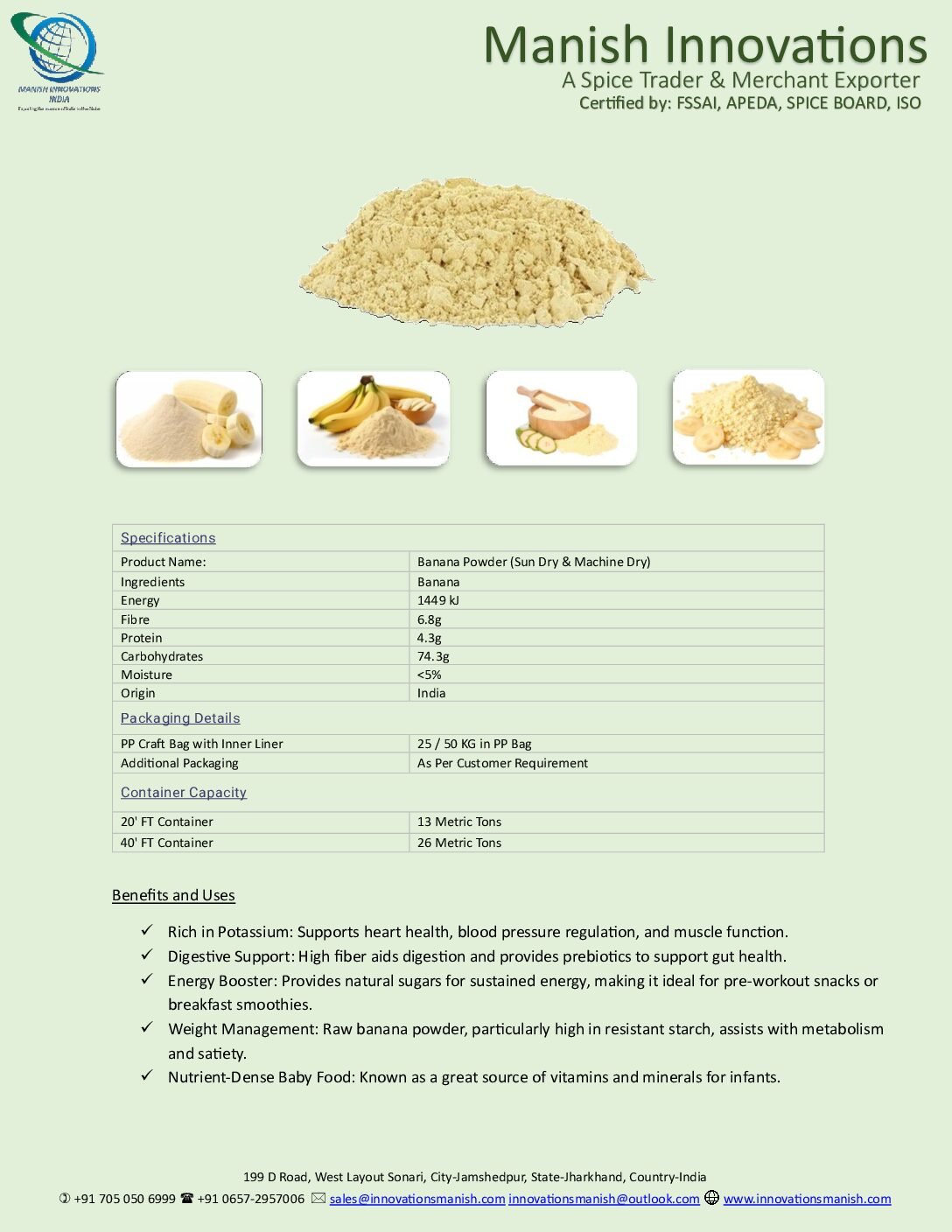 Banana Powder