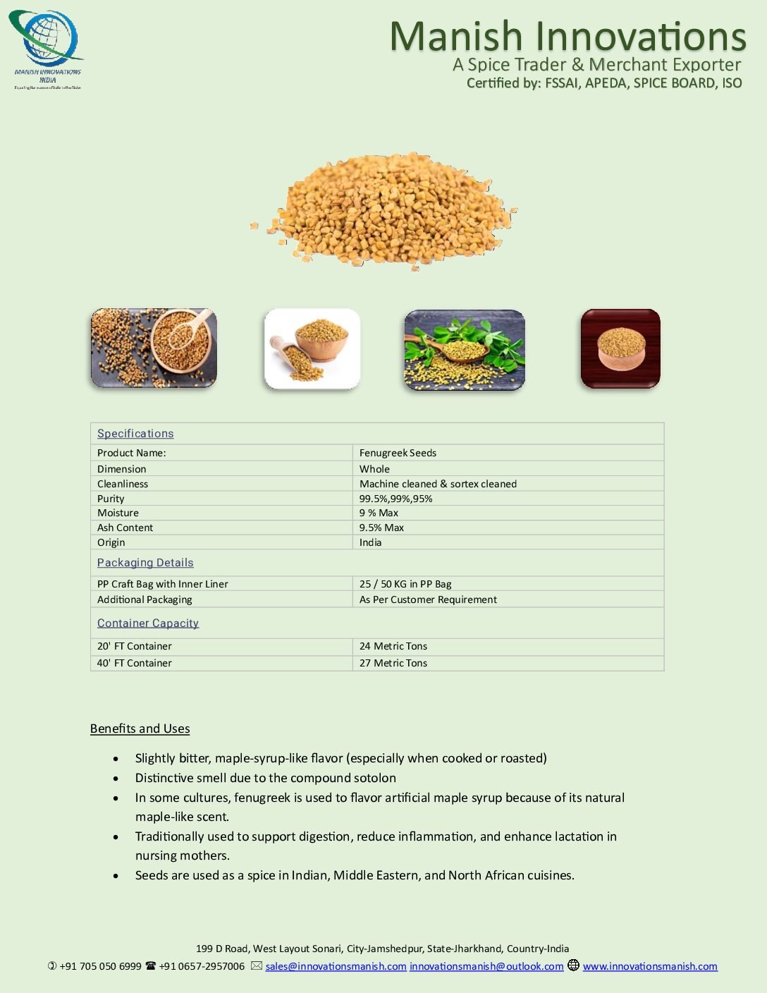 Fenugreek Seeds