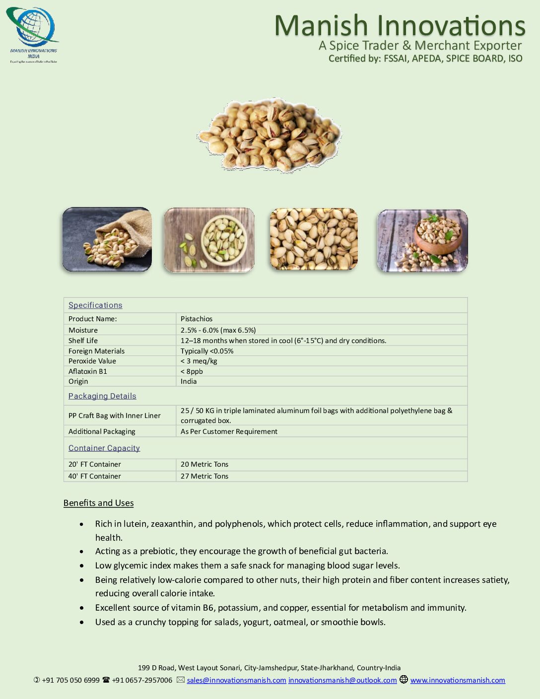 Pistachios