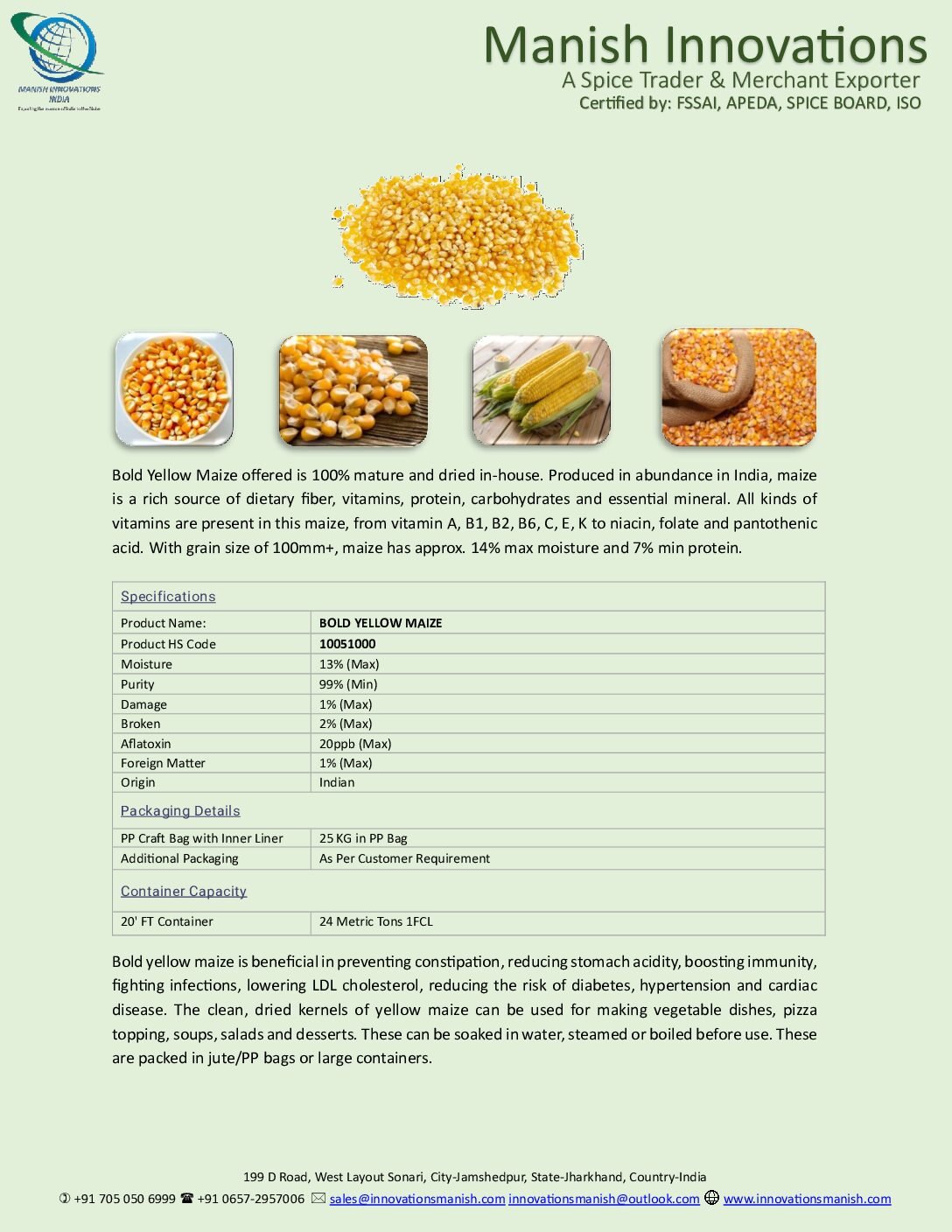 Yellow Maize